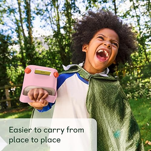 Miniatura 5 de Yoto Adventure Jacket in Think Pink (3rd Gen.) – Accessory for Kids Player, Fitted Protective Sleeve Case Carrier, Anti-Slip Silicone Skin Cover