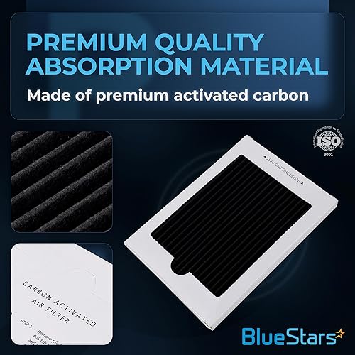 Miniatura 3 de BlueStars EAFCBF - Pieza de repuesto para filtro de aire para refrigerador, compatible con Frigidaire y Electrolux Pure Air EAFCBF RAF1150 242061001