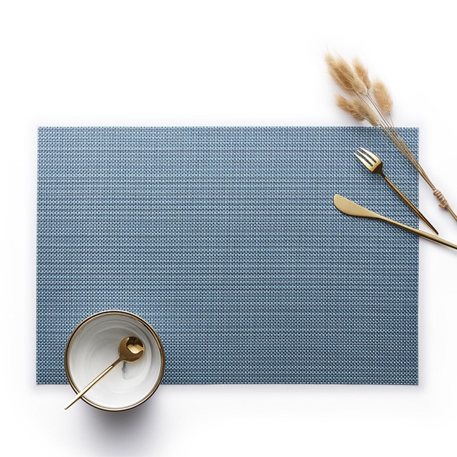Napperon pour cuisine tressée contre les taches, set de table rectangulaire Beydodo