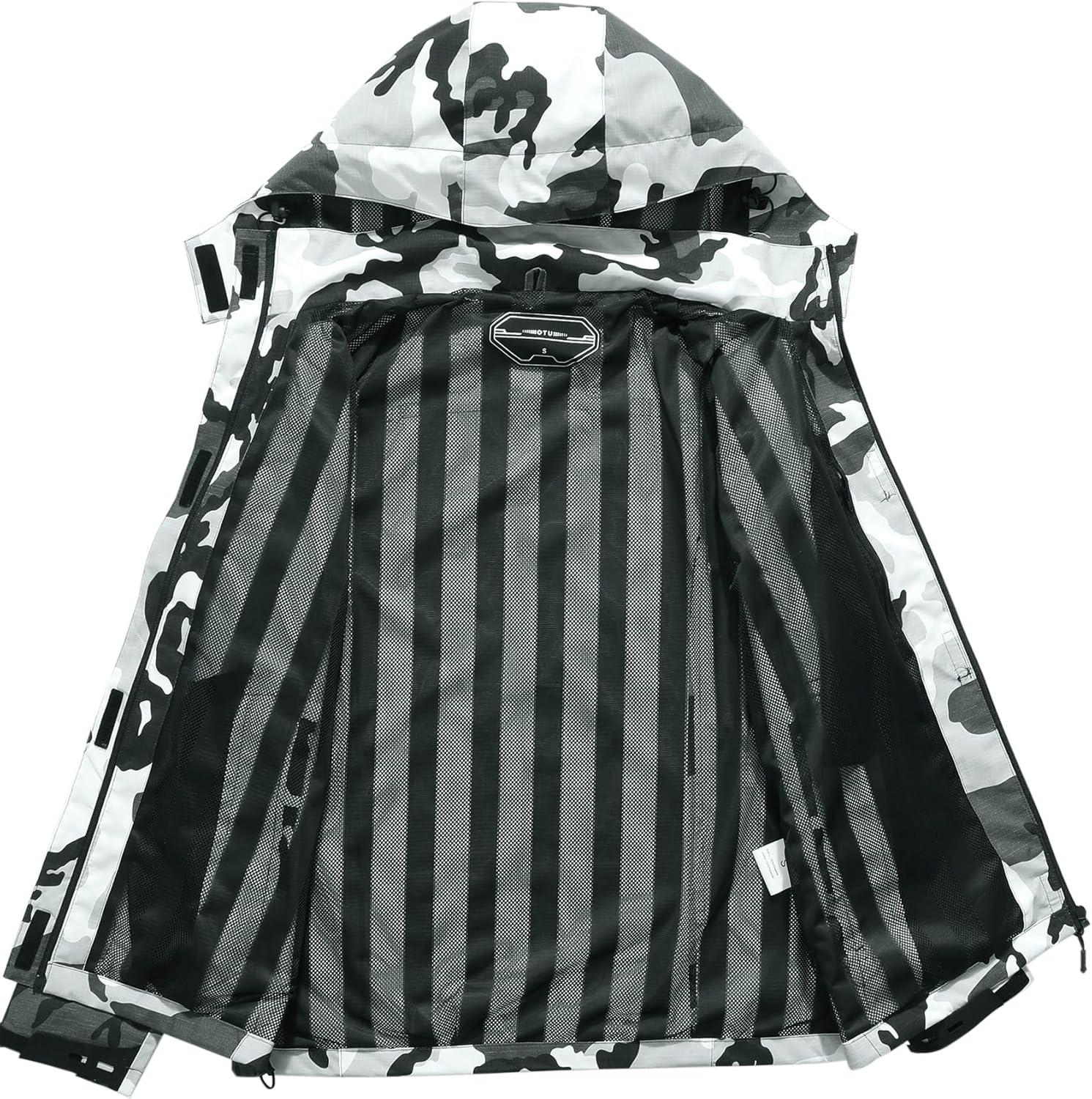 Women's Waterproof Raincoat Lightweight Rain Jacket Detachable Hood Travel Outdoor - Image 3