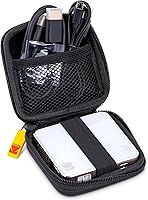 Vista 4 de Funda para proyector de EVA, bolsa de transporte rígida moldeada suave para proyector portátil KODAK Luma 75, a prueba de golpes, a prueba de polvo