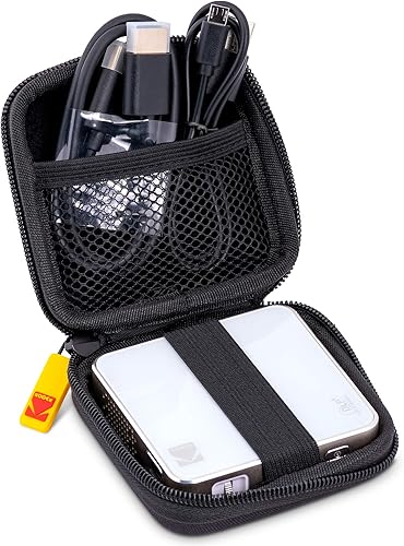 Miniatura 4 de Funda para proyector de EVA, bolsa de transporte rígida moldeada suave para proyector portátil KODAK Luma 75, a prueba de golpes, a prueba de polvo