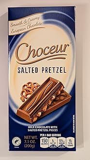 Smooth & Creamy European Chocolate: Crunchy Salted Caramel, Milk Caramel, Salted Pretzel (Salted Pretzel)