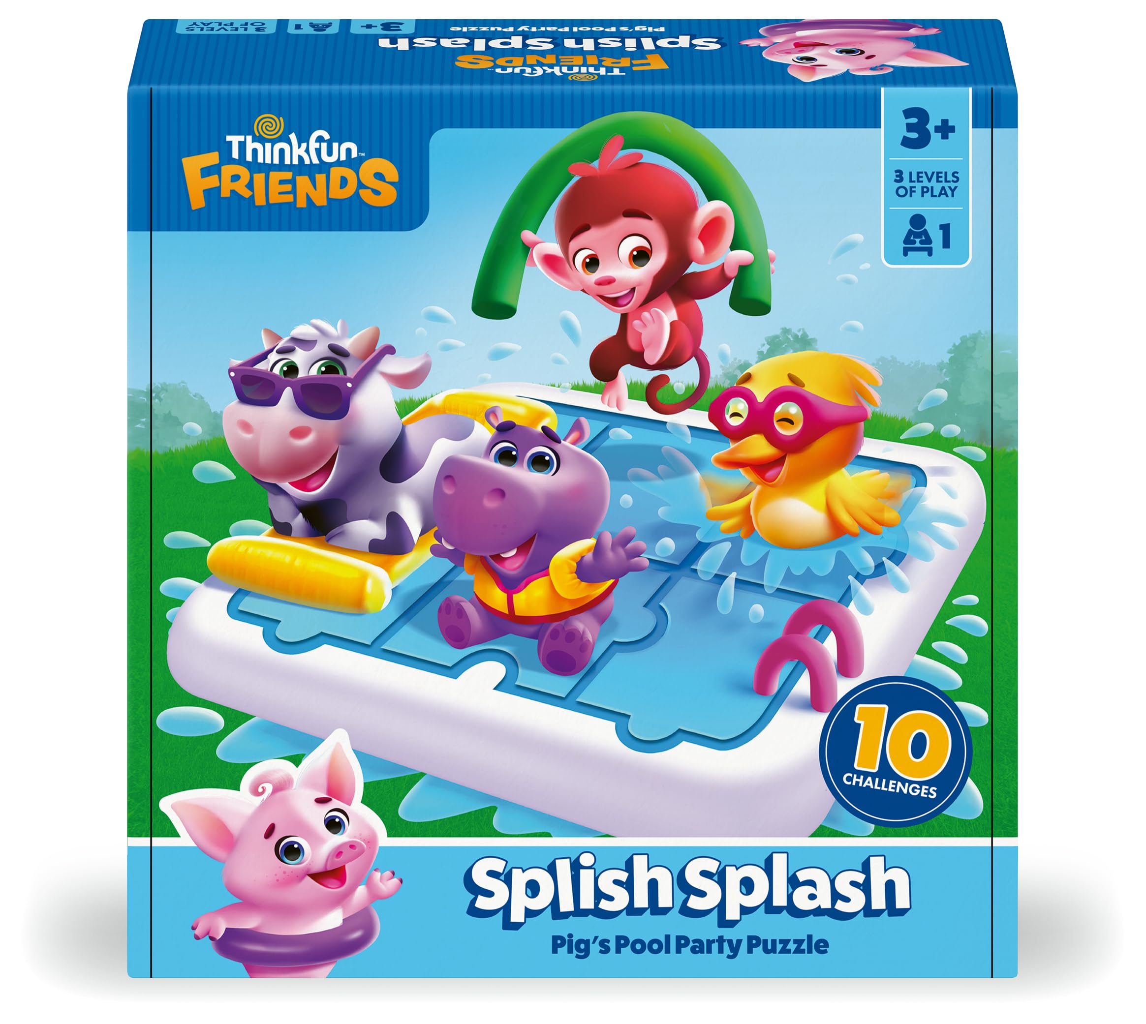 ThinkFun Friends Splish Splash Game - Boys Girls Age 3 Years Up - Educational Toddler Toys, Multicolor, Approximately 0.77 ft x 0.21 ft - Image 4
