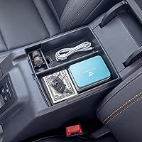 Vista 8 de TOPINSTALL Bandeja mejorada 2025+ compatible con Ford Bronco 2025 2026 transmisión automática de 4 puertas, organizador de consola Bronco