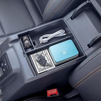 21-24 Tray Compatible with 2021-2024 Ford Bronco & 2025+ Bronco 2-Door & 2025+ 4-Door Manual Transmission, Full Size Bronco Organizer (NO for 25 4-Door Automatic & Sport Model)