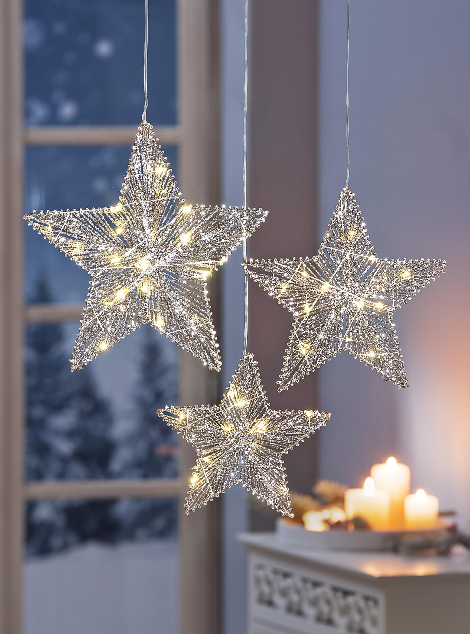 Battery Operated Star Light Christmas The Holiday Aisle® 25Ft LED