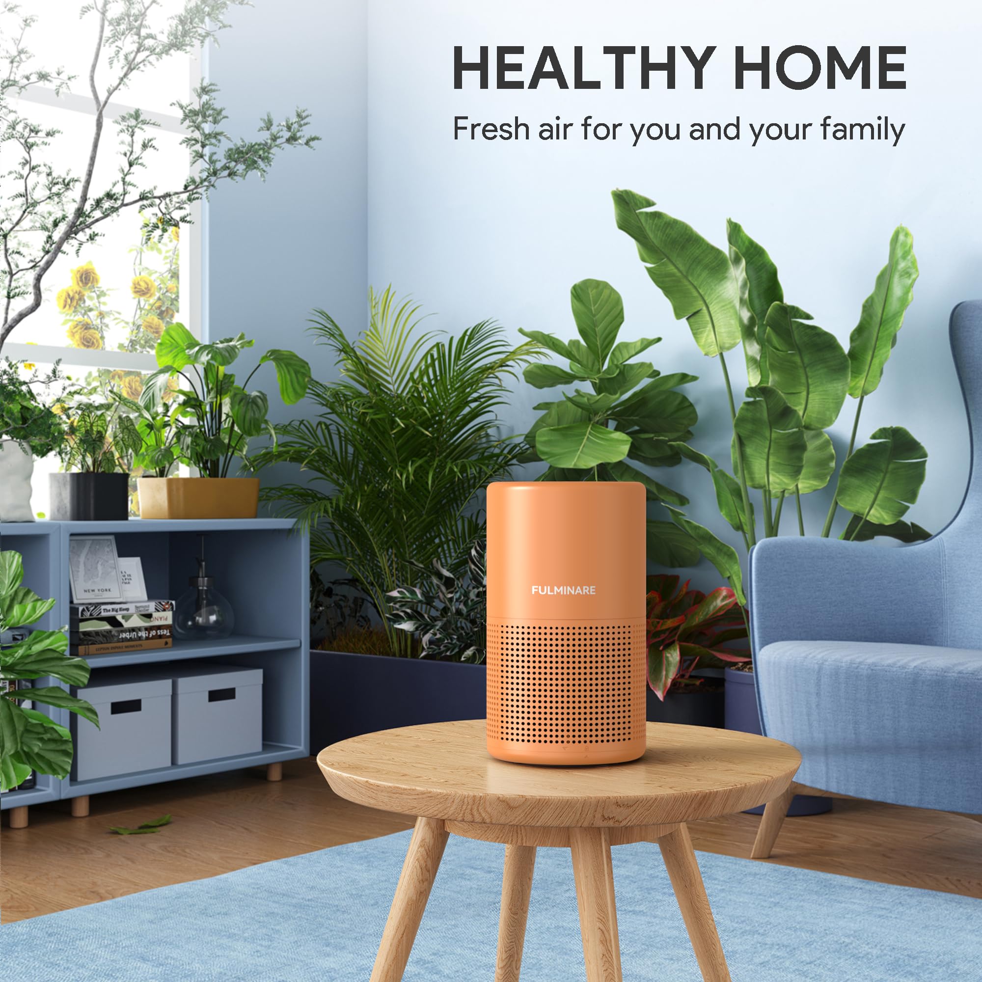FULMINARE Air Purifiers for Home Bedroom H13 HEPA Air Purifier view 2