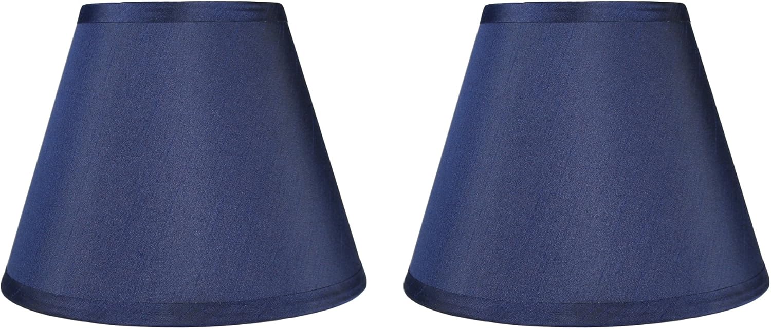 Urbanest Coolie Hardback Lampshade, Faux Silk, 5-inch by 9-inch by 7-inch, Pink, Spider Washer Fitter