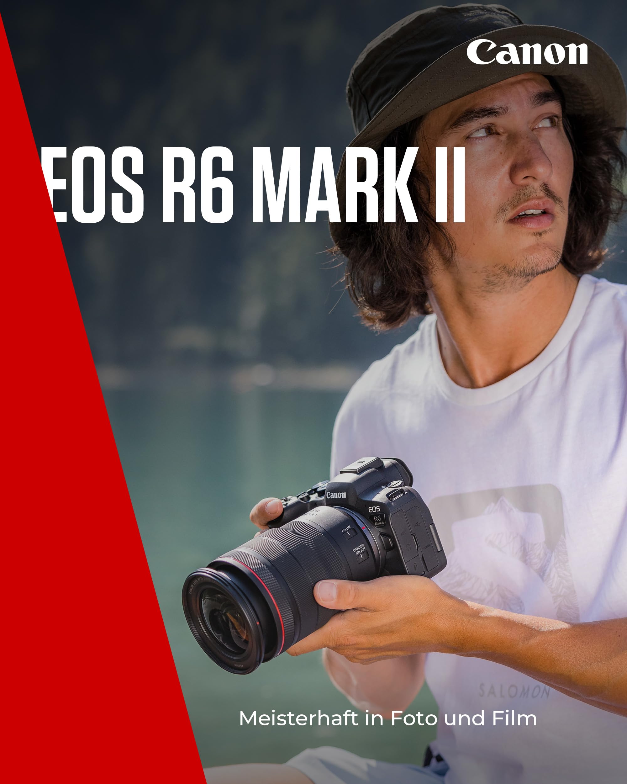 Canon EOS R6 Mark II Systemkamera Spiegellose Vollformat 4K Video 40 Bilder/Sekunde Wi-Fi Bluetooth