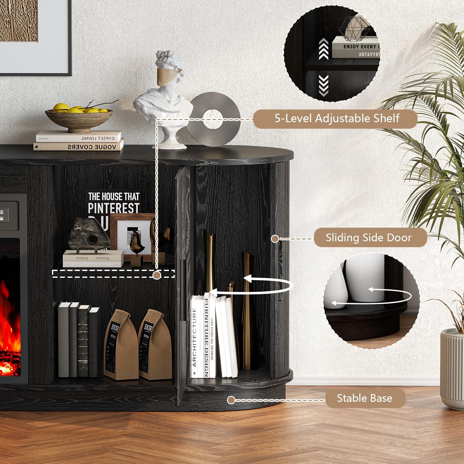 TV Stand Storage Features