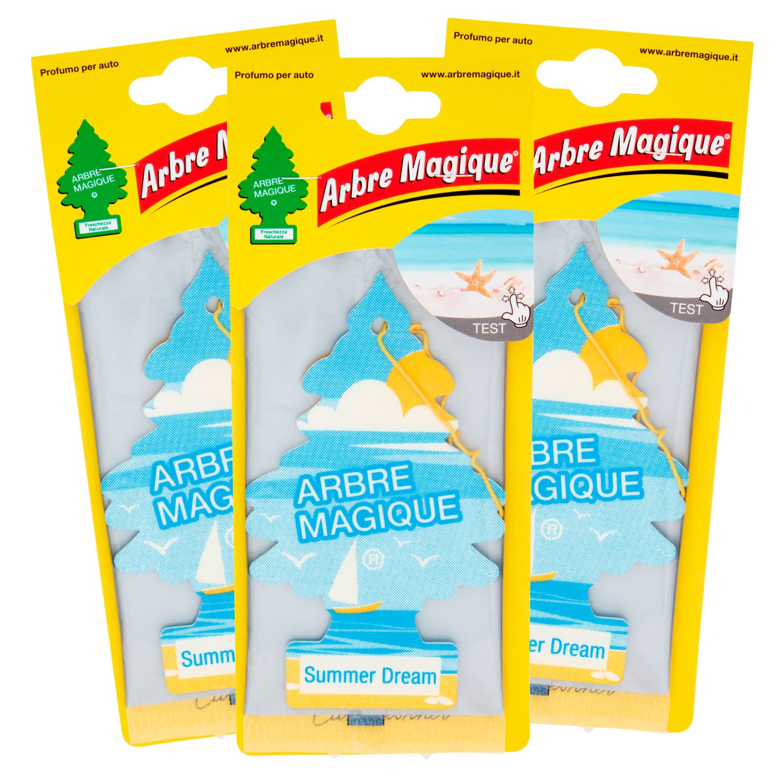 Arbre Magique Profumatore Auto - Fragranza Sport, Pack Da 3, Durata 7 Settimane, Made In Italy - Foto 7