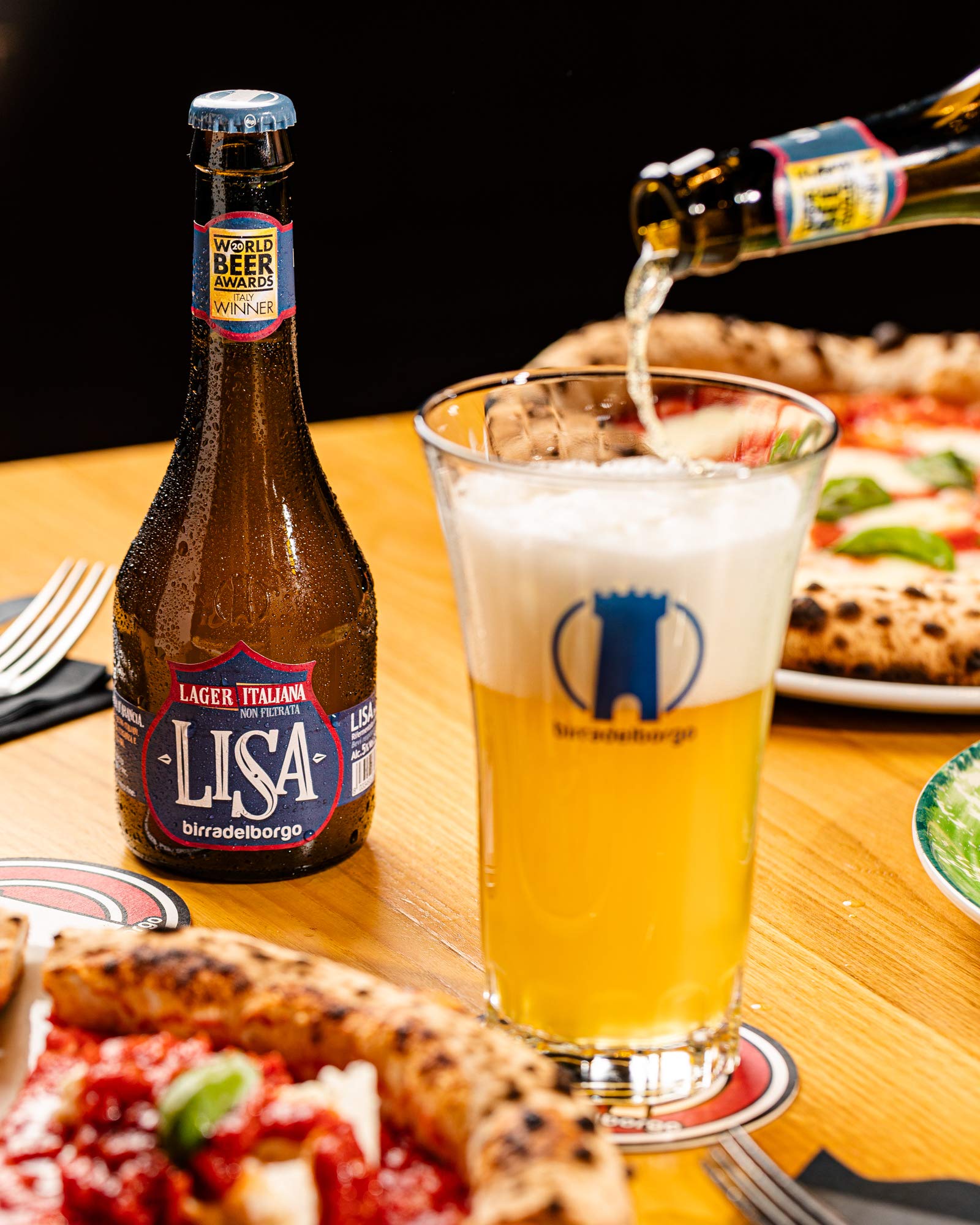 Birra Del Borgo Lisa, Birra Bottiglia - Pacco da 12x50cl
