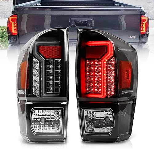 Miniatura 15 de WOLFSTORM LED Tail Light Fit for 2016-2023 Toyota Tacoma, 2016-2013 Toyota Tacoma Tail Light Replacement Assembly,1 Pair(Clear Lens)
