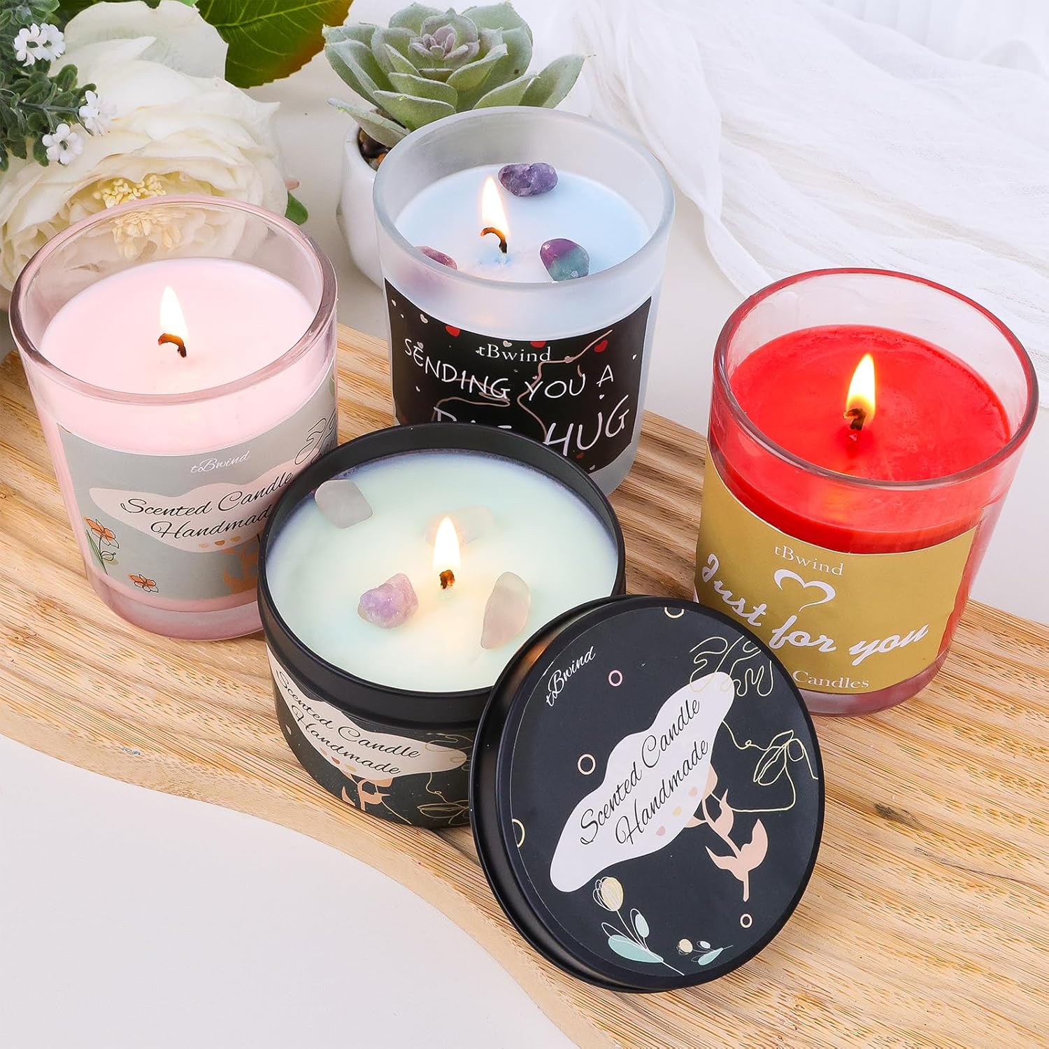 Candle Making Kit, Soy Candle Making Supplies DIY Candle Craft Tools for Adults, Beginners with 8 Pleasant Scents, Melting Pot, Wicks, Wax, Dyes & More - DIY Starter Candle Making Kit