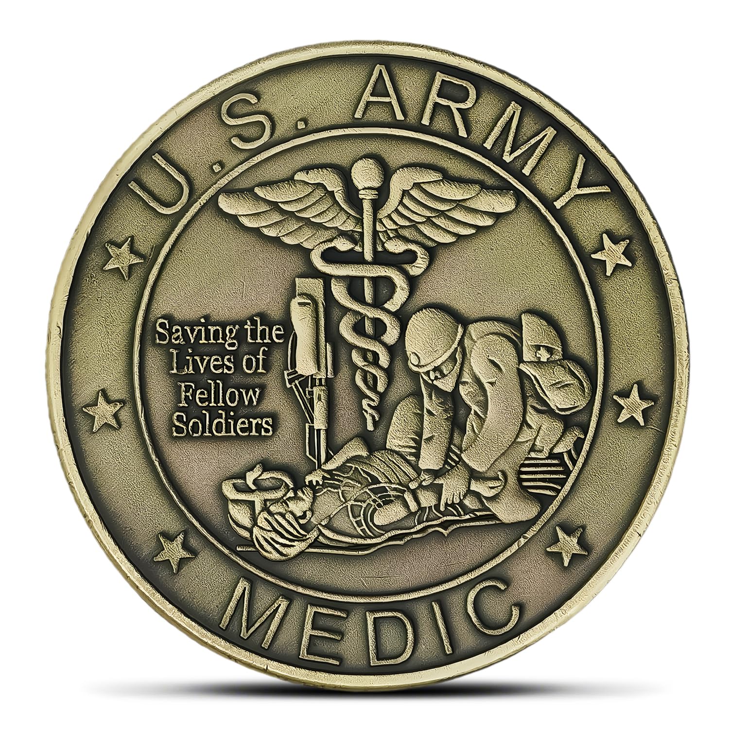 e*げ様 50's US Army Medical Corps Convales US Army Medic Military Challenge Coin - Tribute to Army Medical