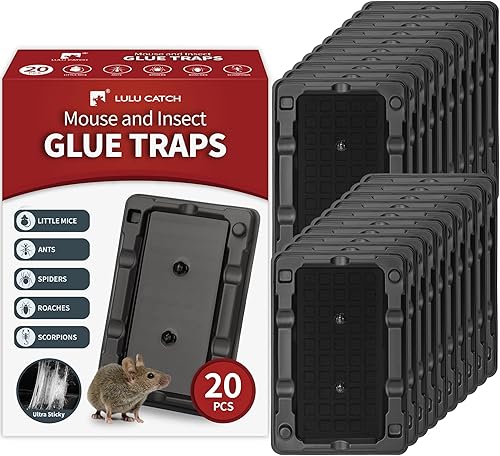 Miniatura 8 de Trampas para Ratones LULUCATCH 14 Pack, Trampas para Ratones de Alta Resistencia para Interiores para el Hogar, Trampa para Ratas para Ratones