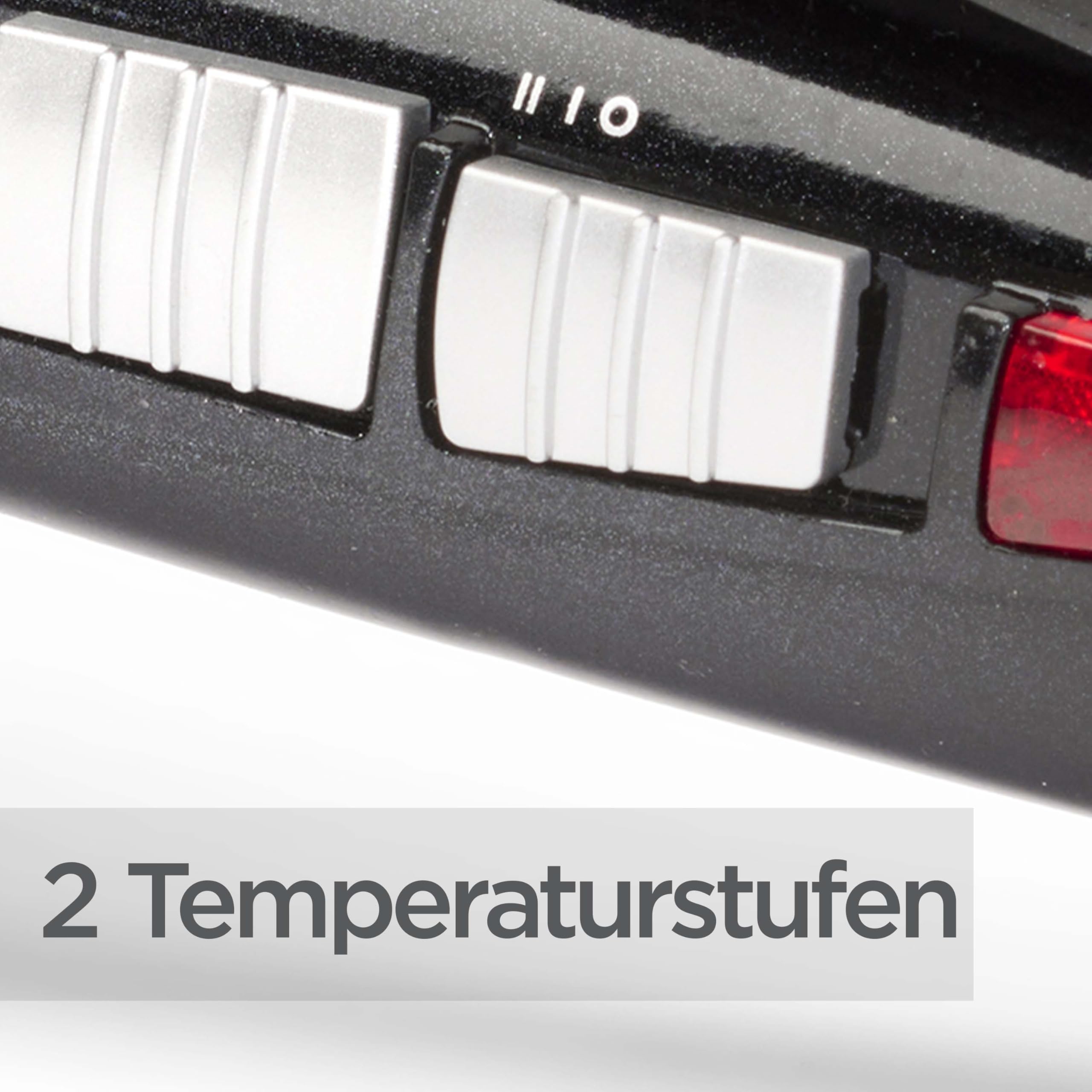 BaByliss Curl Secret - Ionic 2 Automatischer Lockenstab, 2 austauschbare Aufsätze, Temperaturen von 190-230°C, schwarz, 25-35mm Durchmesser, C1300E