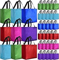 Vista 22 de Eccliy Juego de 80 bolsas de regalo reutilizables brillantes con asa para Pascua, boda, eventos de primavera, graduación