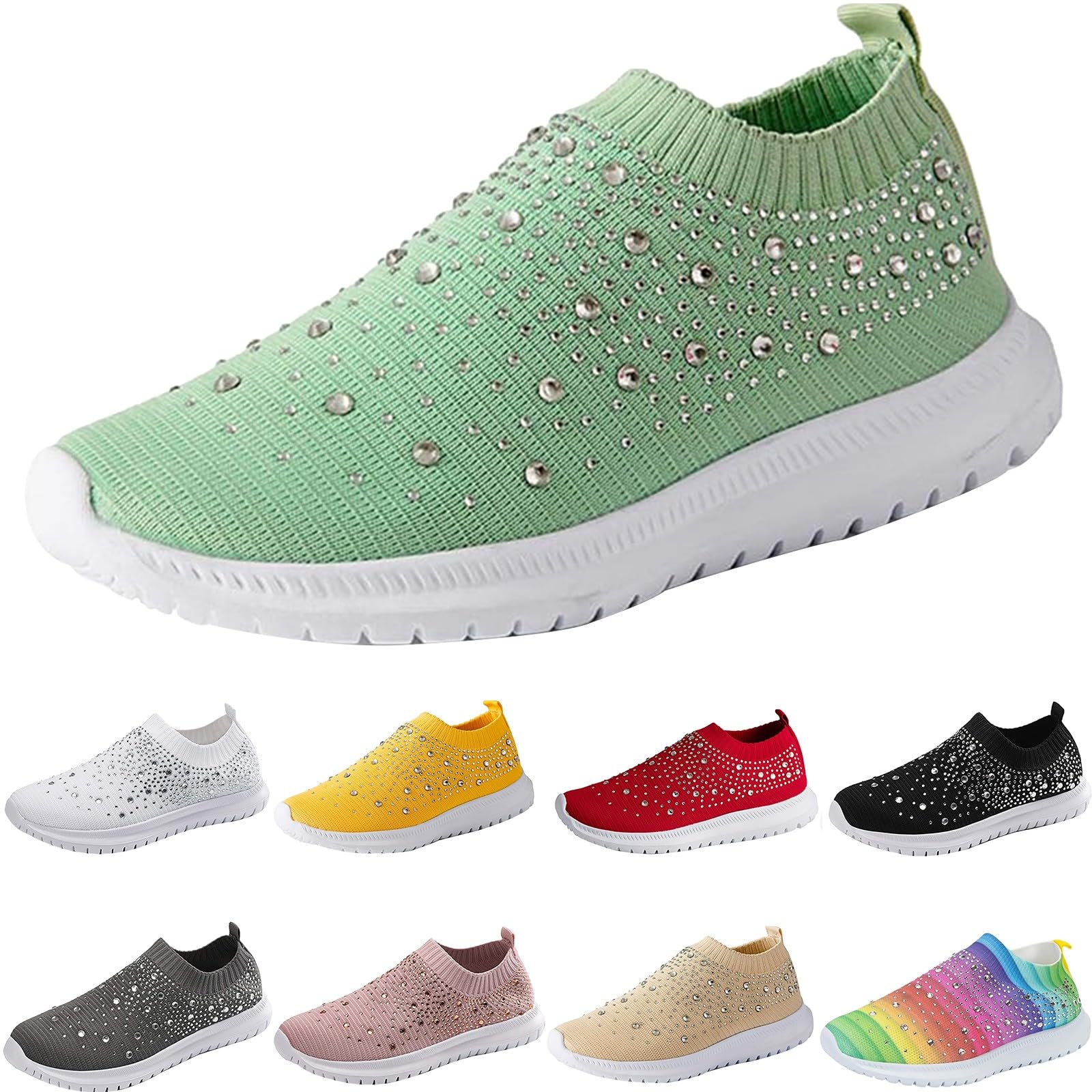 Zapatos Ortopédicos para Mujer,Zapatos Mocasines De Malla con Bordados,Corte Ancho,Zapatos De Cuña para Caminar,Casuales,Moda,Antideslizantes