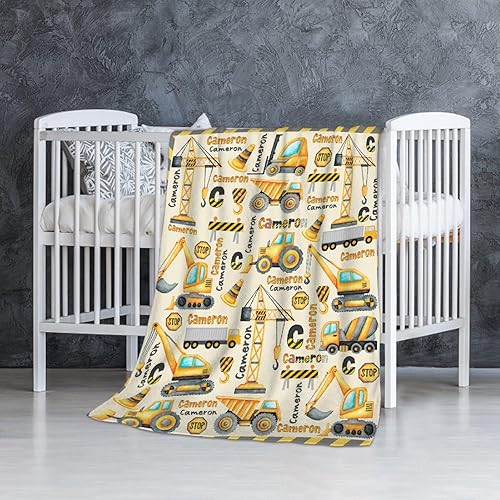 Vista 207 de Manta de construcción para regalo, manta de franela ultra suave y acogedora, manta de forro polar ligera y mullida, manta de felpa cálida para sofá