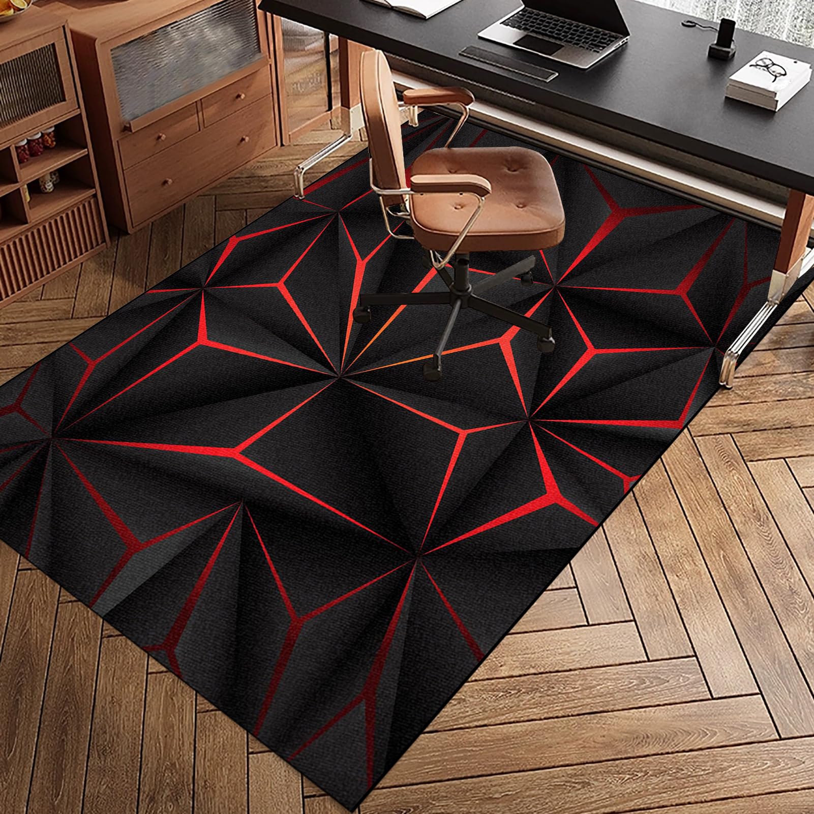 200 x 230 cm Tapis Chaise de Bureau, Tapis Protège Sol sous Chaise Bureau, Tapis de Protection pour Chaises roulettes, Tapis pour Fauteuil, Tapis Gaming Sol pour Sols durs, Tapis Sol Bureau Gaming