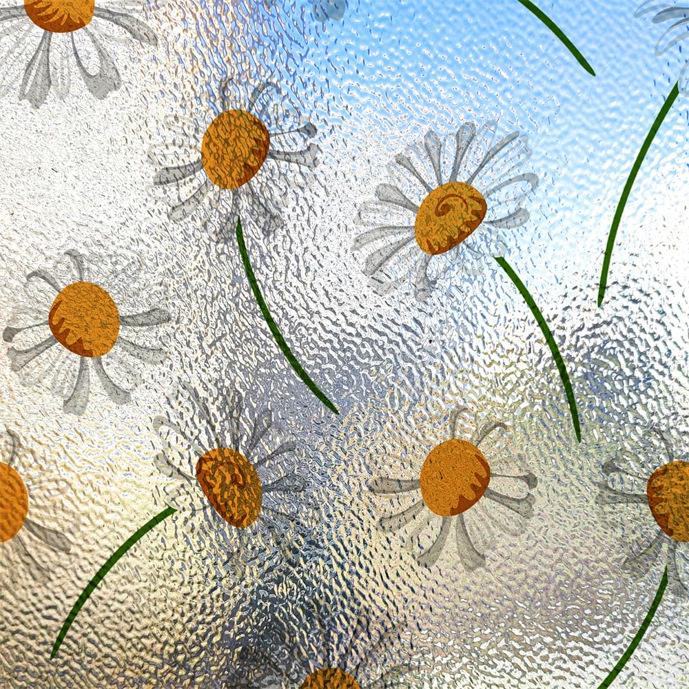 folia okienna, Szeroka, jednostronna, przezroczysta, samoprzylepna folia Daisy(43x100cm)