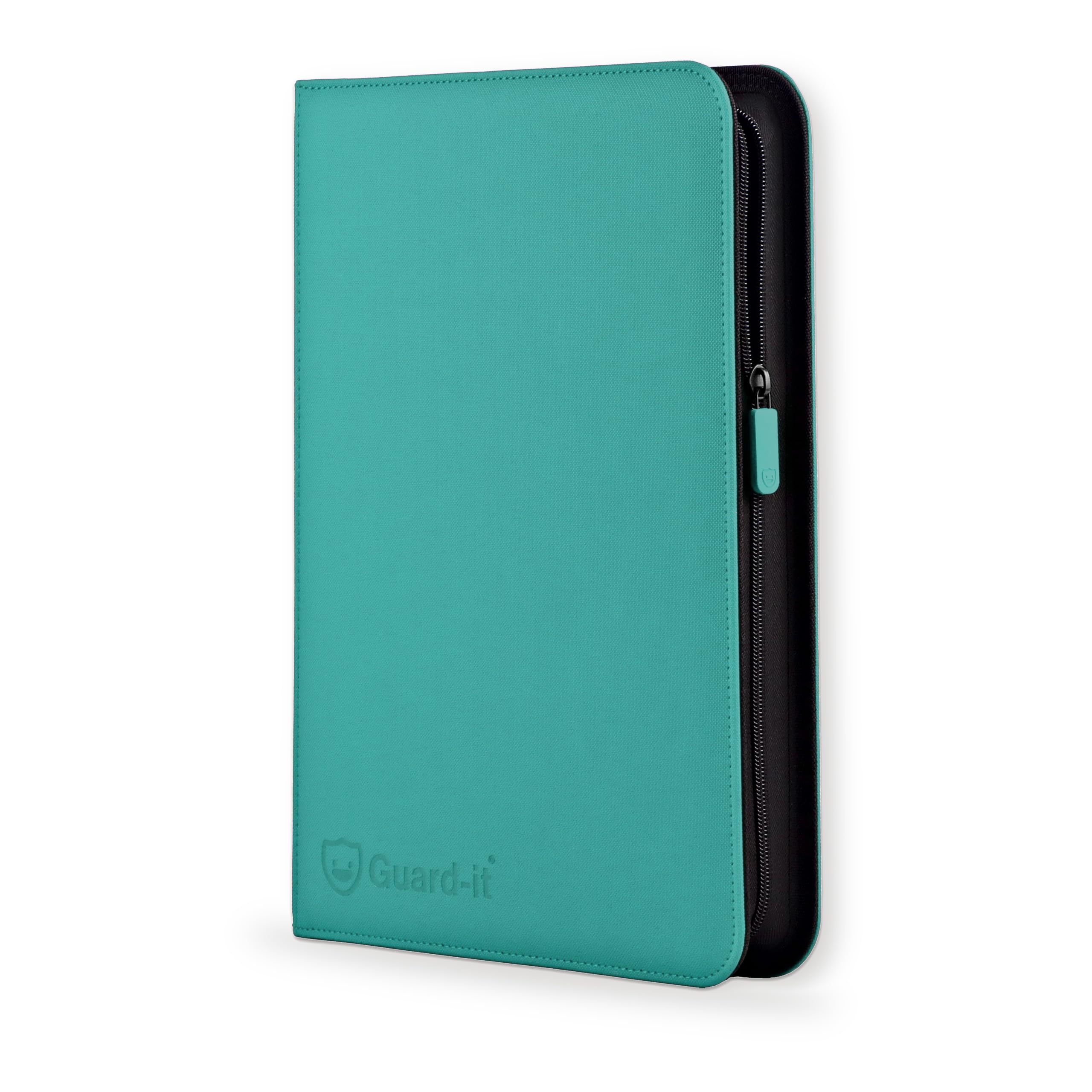 Guard-it - 9 Pocket Trading Card Zip Binder, 360 Cards, Premium Album Material, 20 Side-Loading Pages, Folder for Collectible Games, Sports, TCG (Teal) — image 1
