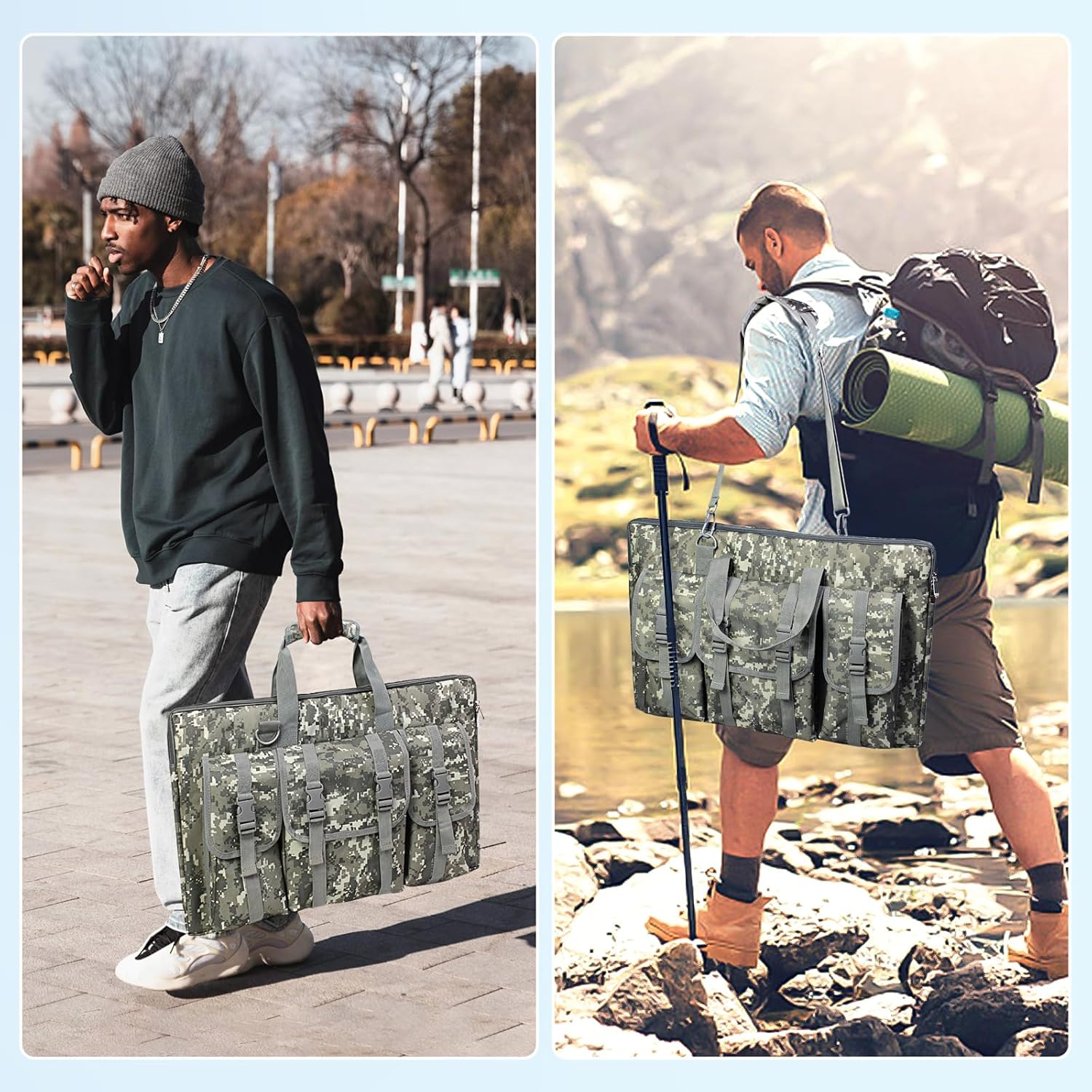 Peleus Starlink Gen 3 Travel Bag,starlink gen 3 case,Starlink Gen 3 Standard Kit bag, Water-Resistant, Dustproof Fabric,Easy to Carry for Car,RV,Camping hand-held shoulder bag (Camouflage)