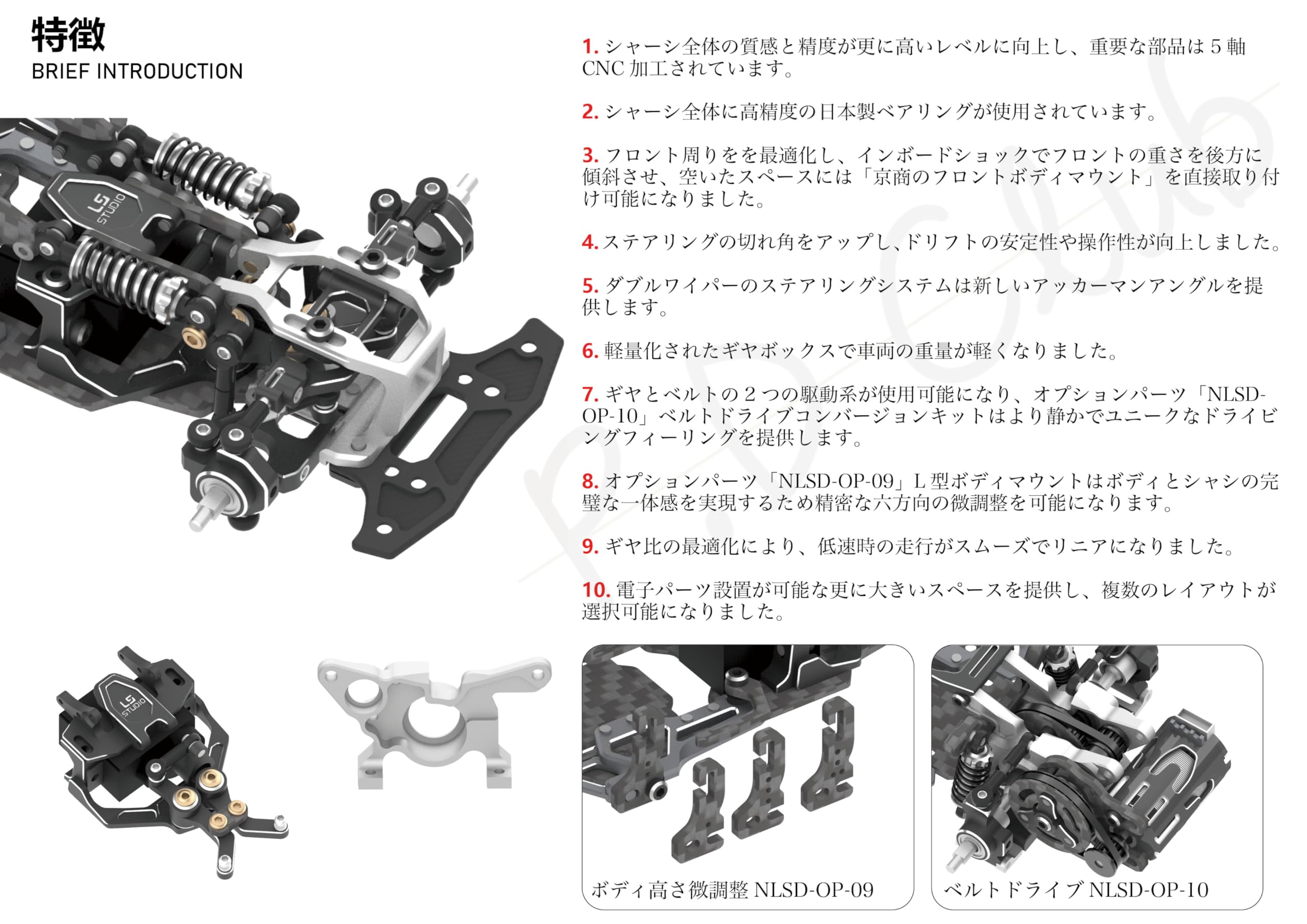 Amazon.co.jp: P.D LS Studio 1/27（京商 Mini-Z ミニッツ ボディに 