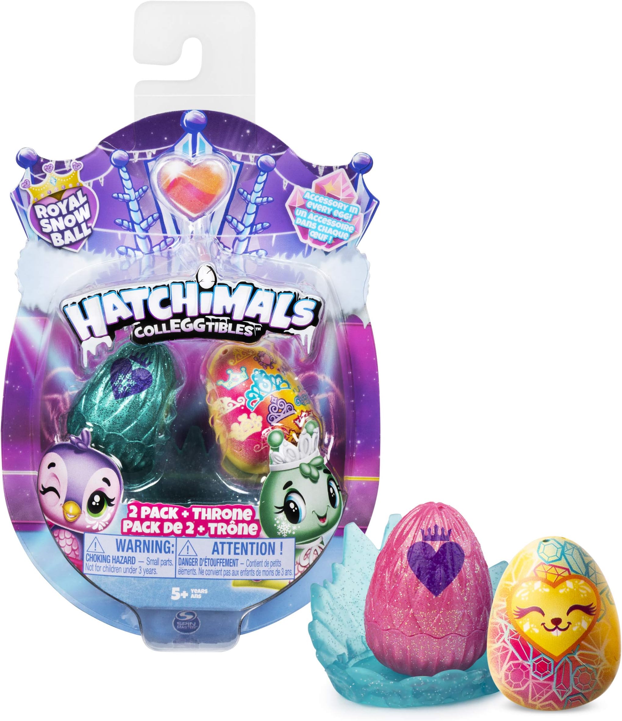 HATCHIMALS COLLEGGTIBLESRoyal Hatch 2 Pack + Throne