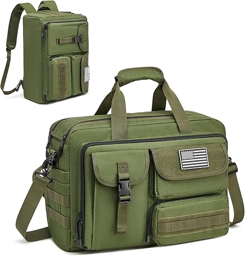 G4Free Bolsa de mensajero grande para hombre, 3 en 1 para laptop, maletín para viajes de fin de semana, trabajo