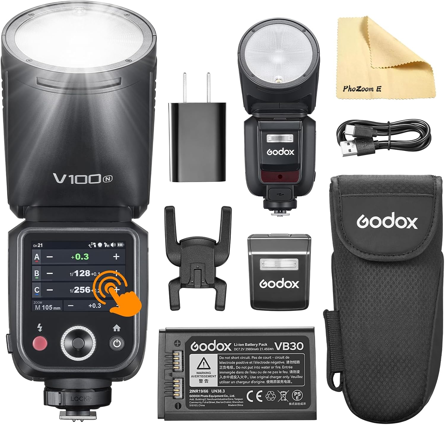 Godox V100-N 100Ws para Nikon