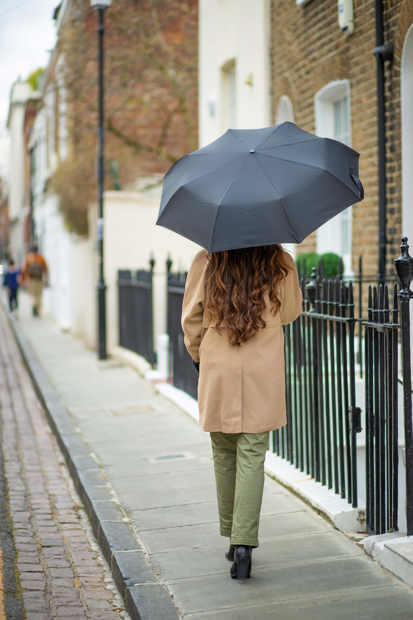 Fulton Czarny parasol Minilite 1