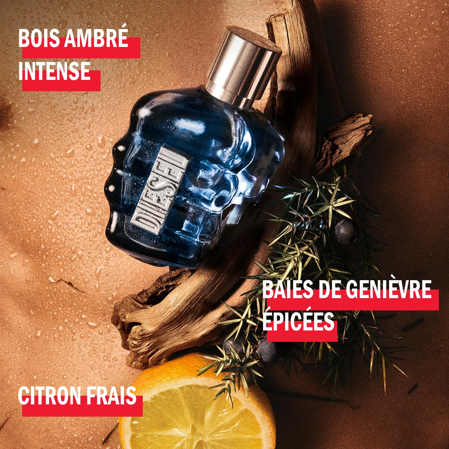 Diesel Sound Of The Brave, Eau de Toilette pour Homme en Spray Vaporisateur, Parfum Epicé et Rafraîchissant, 200 ml