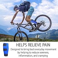 Vista 4 de Soporte de pantorrilla para alivio de músculos de pantorrilla y férula de espinilla, soporte de férula de espinilla, mangas de compresión