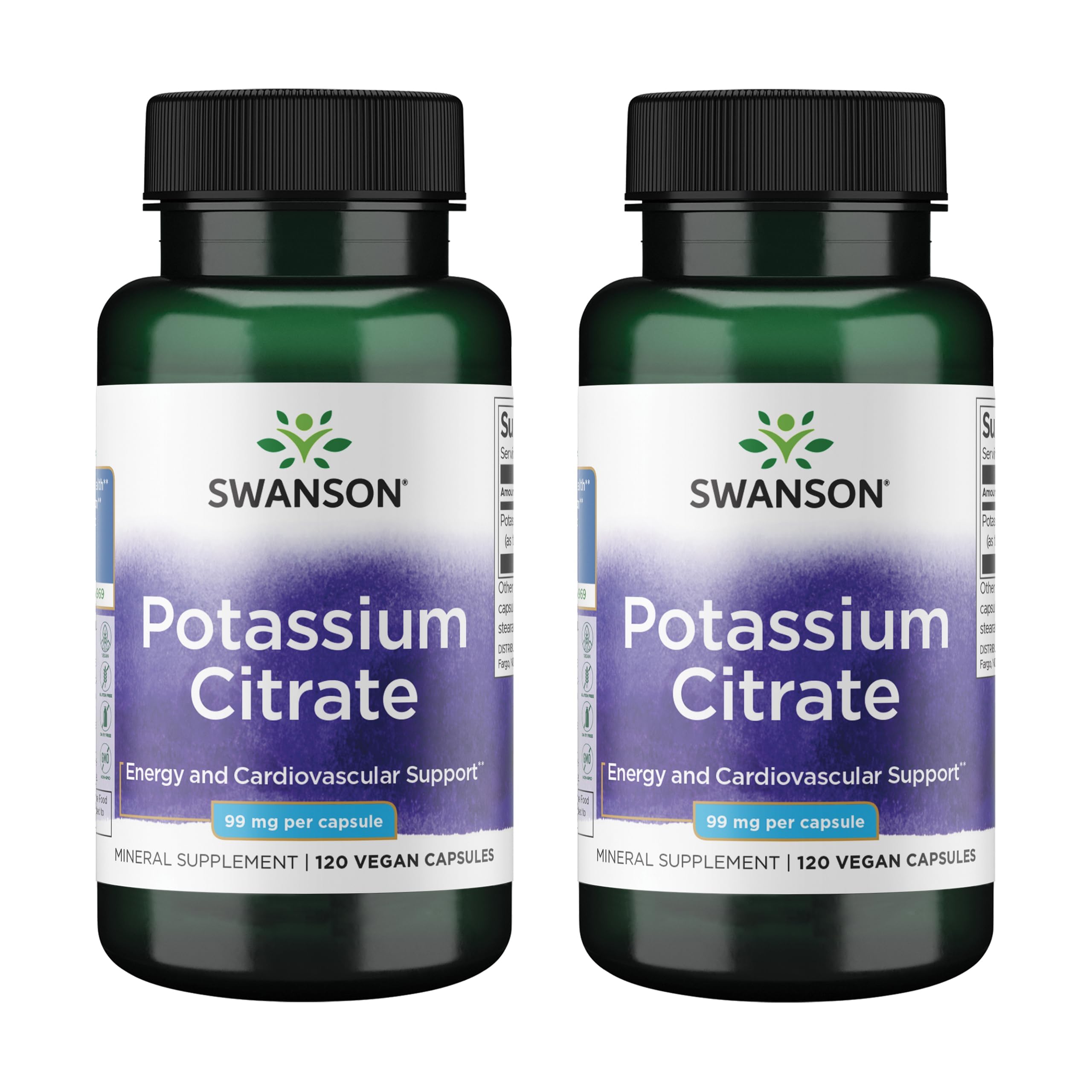 Swanson Potassium Citrate 2-Pack