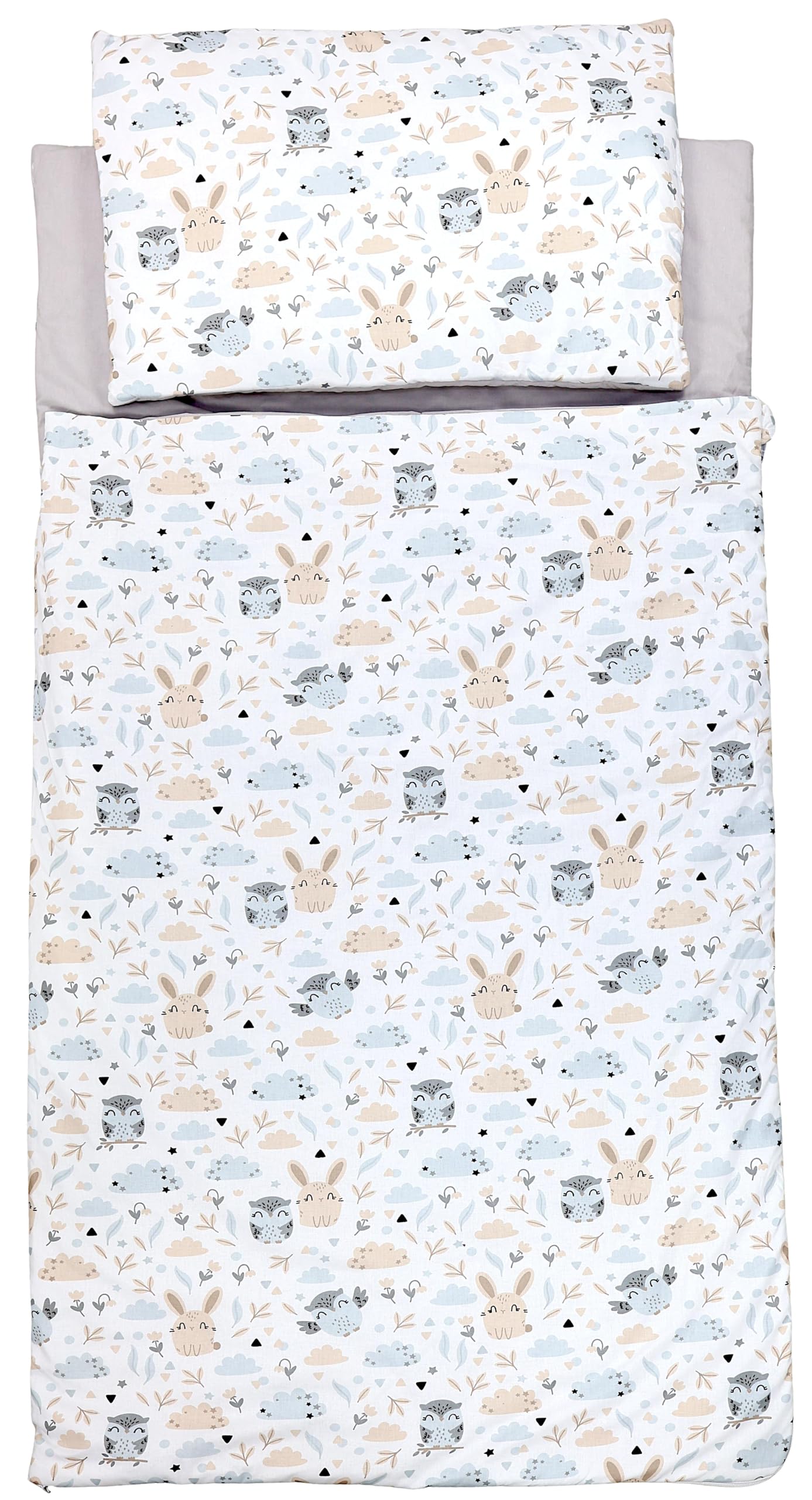 TupTam Deckenschlafsack mit Kissen und Beutel – Kinder Schlafsack 135×70 cm für Kindergarten, Reisen und Zuhause