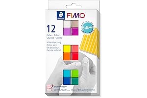8023 Polymer Clay Fimo - Brilliant Colours Oven Hardening Modelling Clay for Crafters
