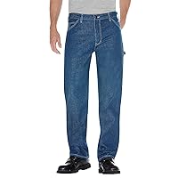 Dickies Jeans da Carpentiere da Uomo con vestibilità Comoda, Stone Washed