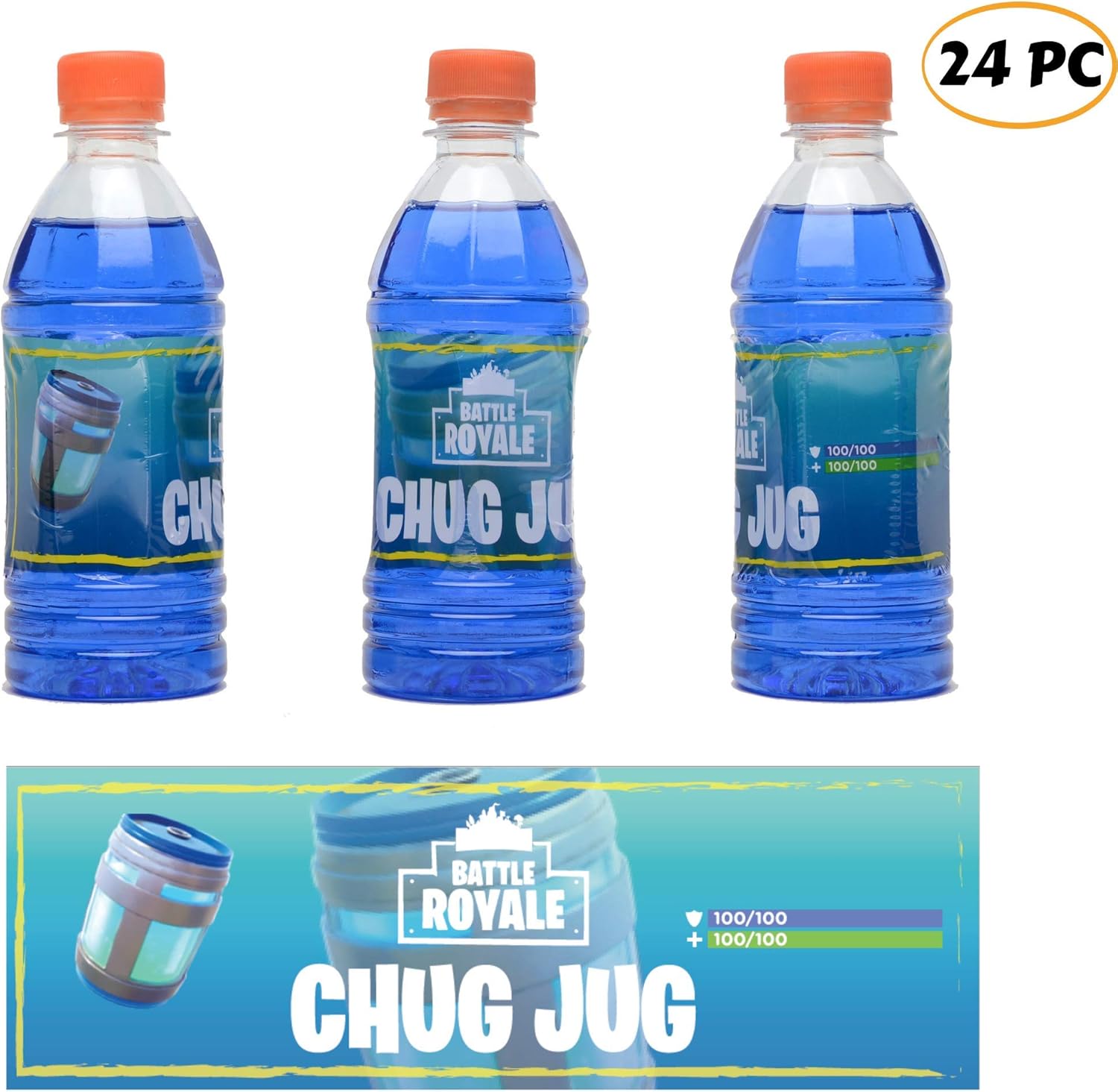amazon com 24 pack bottle labels 12oz water bottles game birthday party favor for kids gamers and adult birthday party decorations game party supplies heat shrinking non adhesive toys games