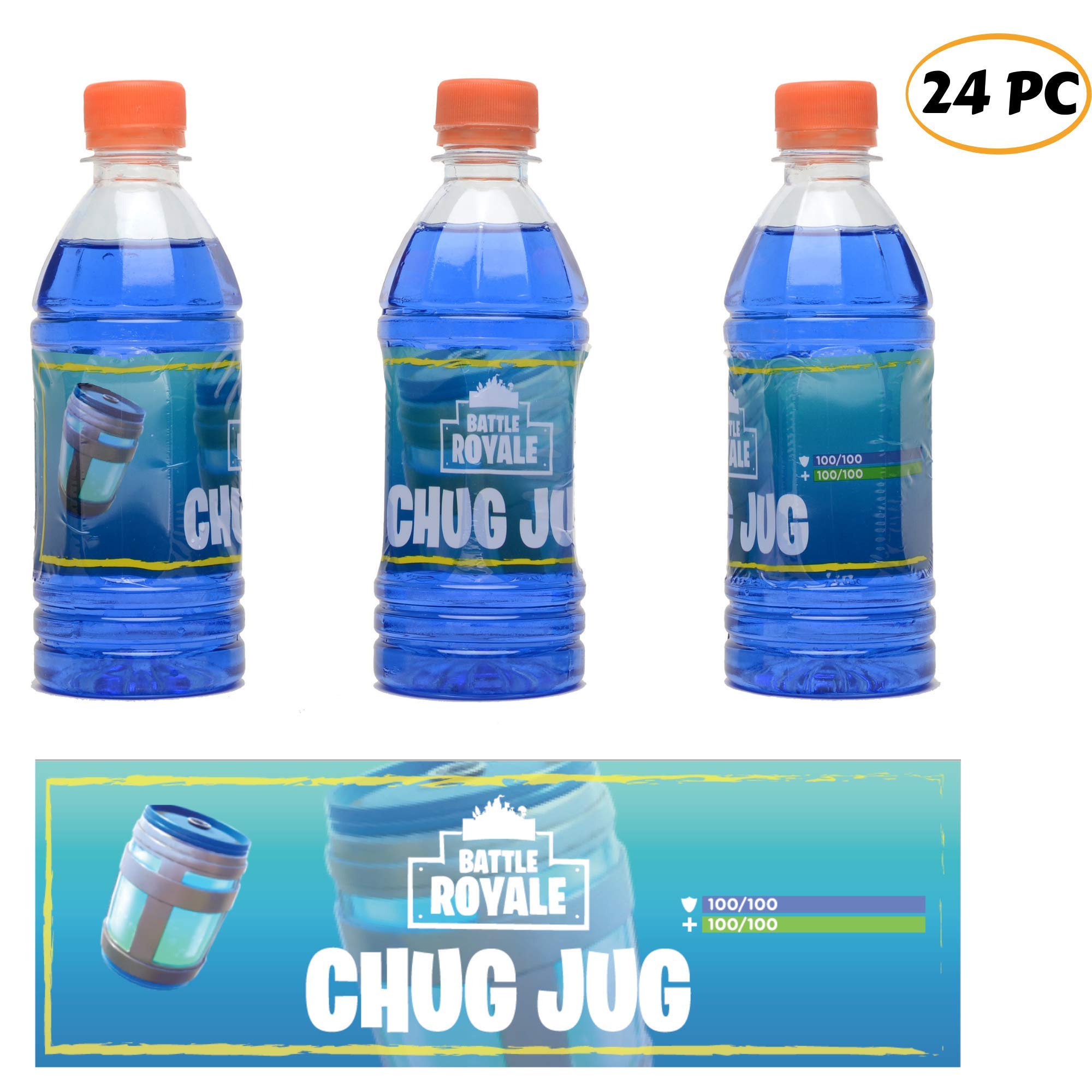 24 Pack Bottle Labels - 12Oz Water Bottles - Game Birthday Party Favor for Kids Gamers and Adult -Birthday Party Decorations - Game Party Supplies -Heat Shrinking Non-Adhesive