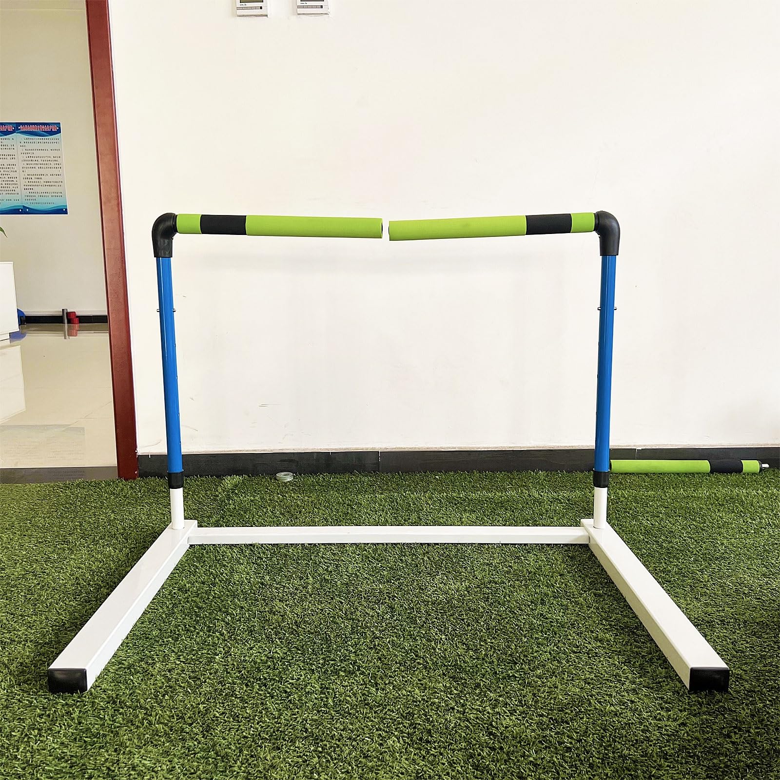 DRemdo Foam & Metal Practice Hurdles for Track and Field,for Adult Athletes, Adjustable Height 30-42in Agility Hurdles,Hurdles Training Equipment for Athletes,Easy to Install(1pcs)