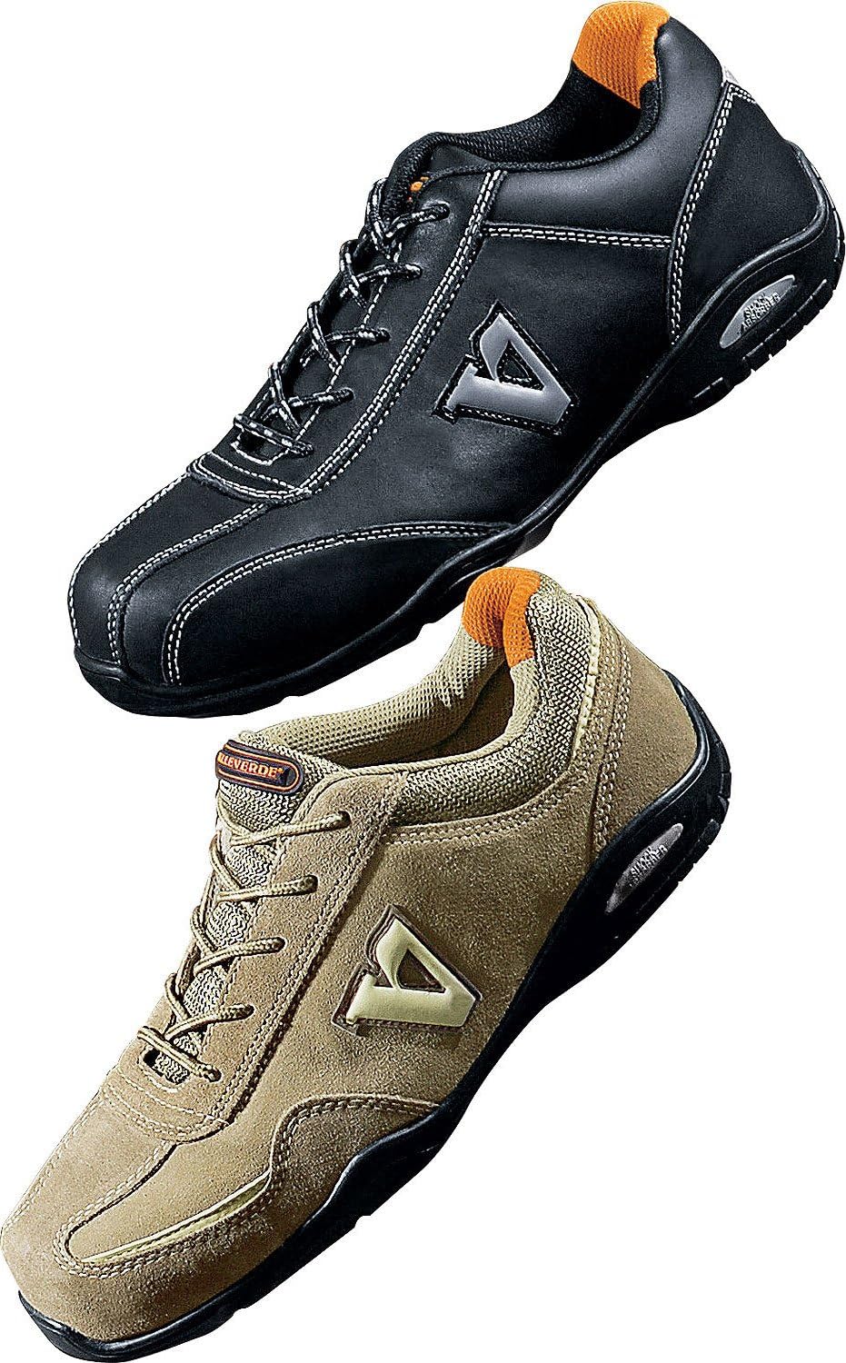 Work Shoe Unisex Suede Valleverde Cowhide Leather and Fabric Breathable Anti-abrasion, beige