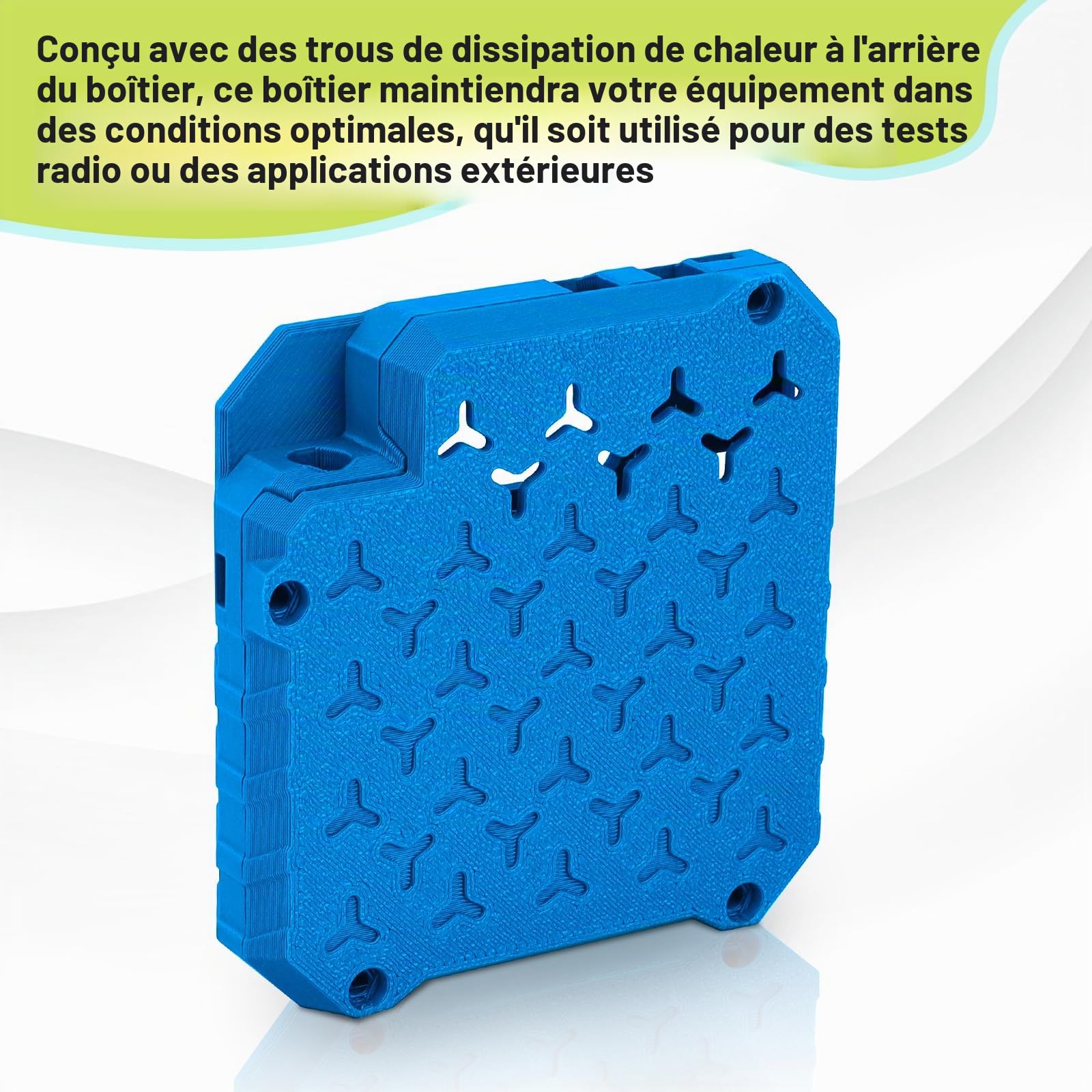 1 paquet ESP32 pour boîtier Heltec V3, carte de développement LoRa, boîtier Meshtastic avec connecteur d'antenne et interface de type C, (N33, bleu)