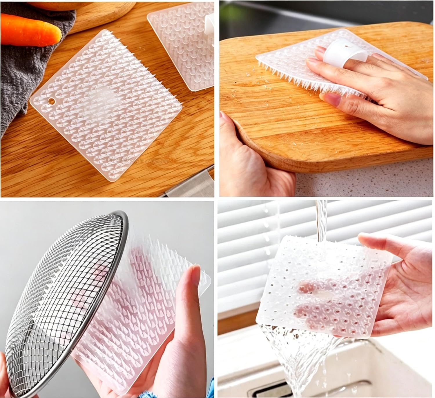 5 PCS Multi-Functional Plastic Cleaning Tool with Finger Strap