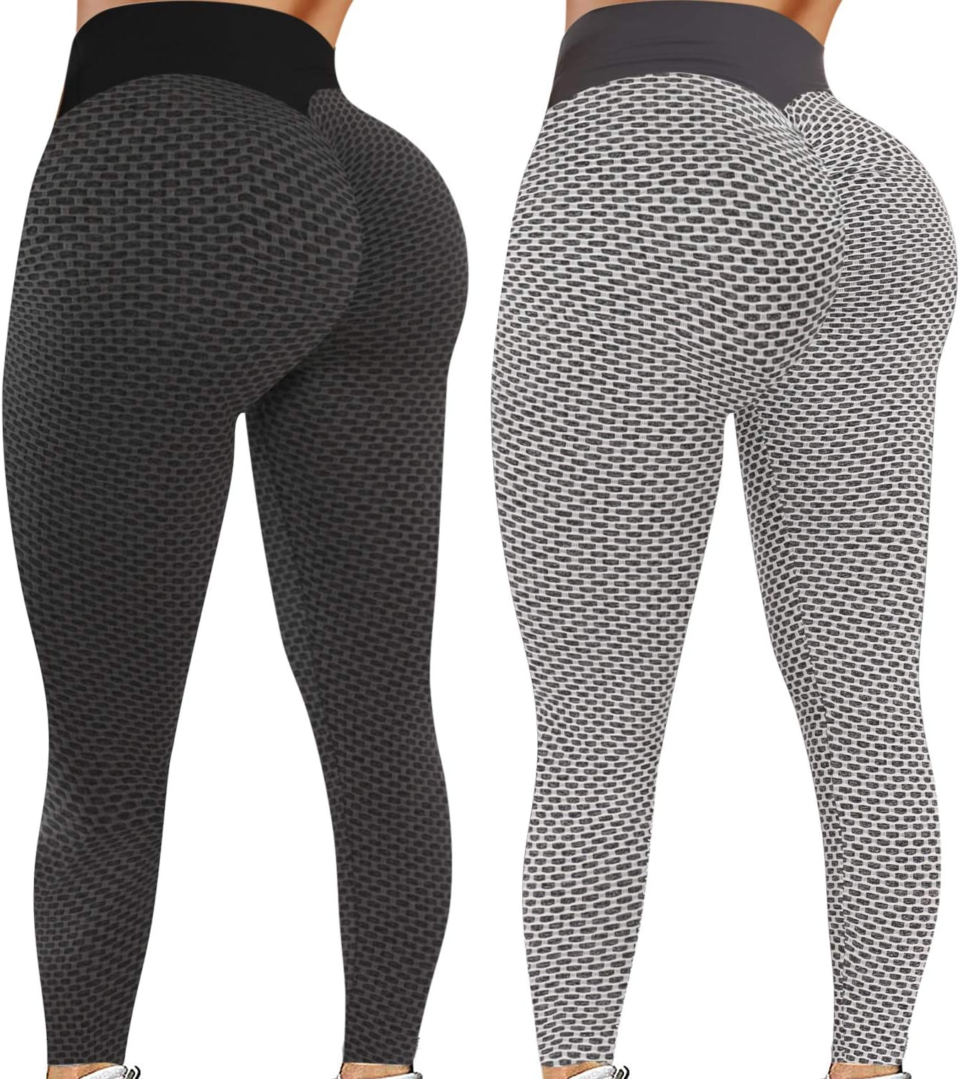 Leggings for Women - 1/2 Pack High Waist Yoga Pants for Women
