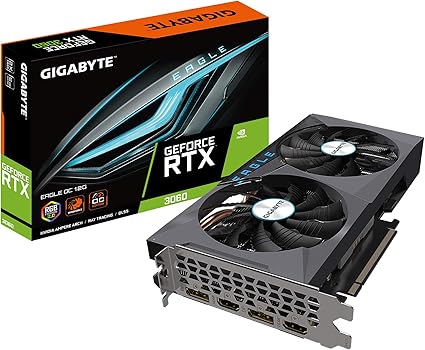 Gigabyte Geforce Rtx 3060 Eagle Oc 12g グラフィックカード Windforce ファン 12gb 192 Bit Gddr6 Gv N3060eagle Oc 12gd ビデオカード 日本ギガバイト Gigabyte Geforce Rtx 3060 Eagle Oc 12g グラフィックカード Windforce ファン 12gb 192 Bit Gddr6 Gv N3060eagle Oc 12gd ビデオカード 日本ギガバイト