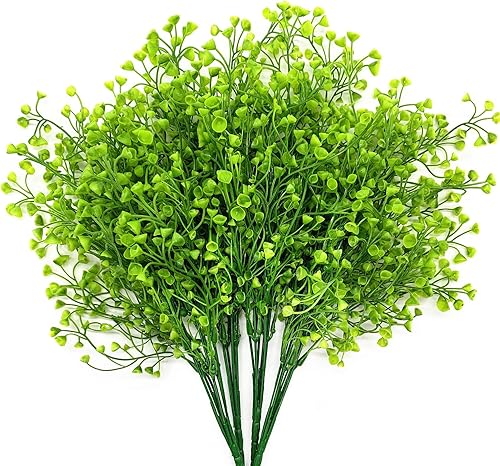 Arbustos artificiales, plantas de plástico, arbustos de simulación falsos, boda, interior, hogar, jardín, terraza, cocina, parterre, oficina, mesa,