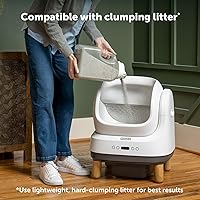 Vista 8 de PetSafe ScoopFree OpenSky Automatic Self-Cleaning Cat Litter Box - Hands-Free Cleaning - Odor Control Litter System - App Controlled with Health